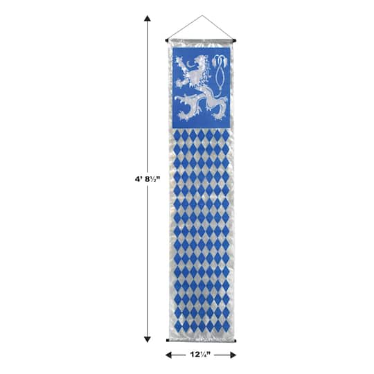 Beistle 12.25" x 4.75ft. Oktoberfest Velvet Door Panel